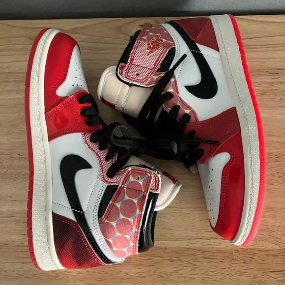 Marvel x Air Jordan 1 Retro High OG PS Next Chapter Spider-Man Nike Sneakers - Picture 4 of 8